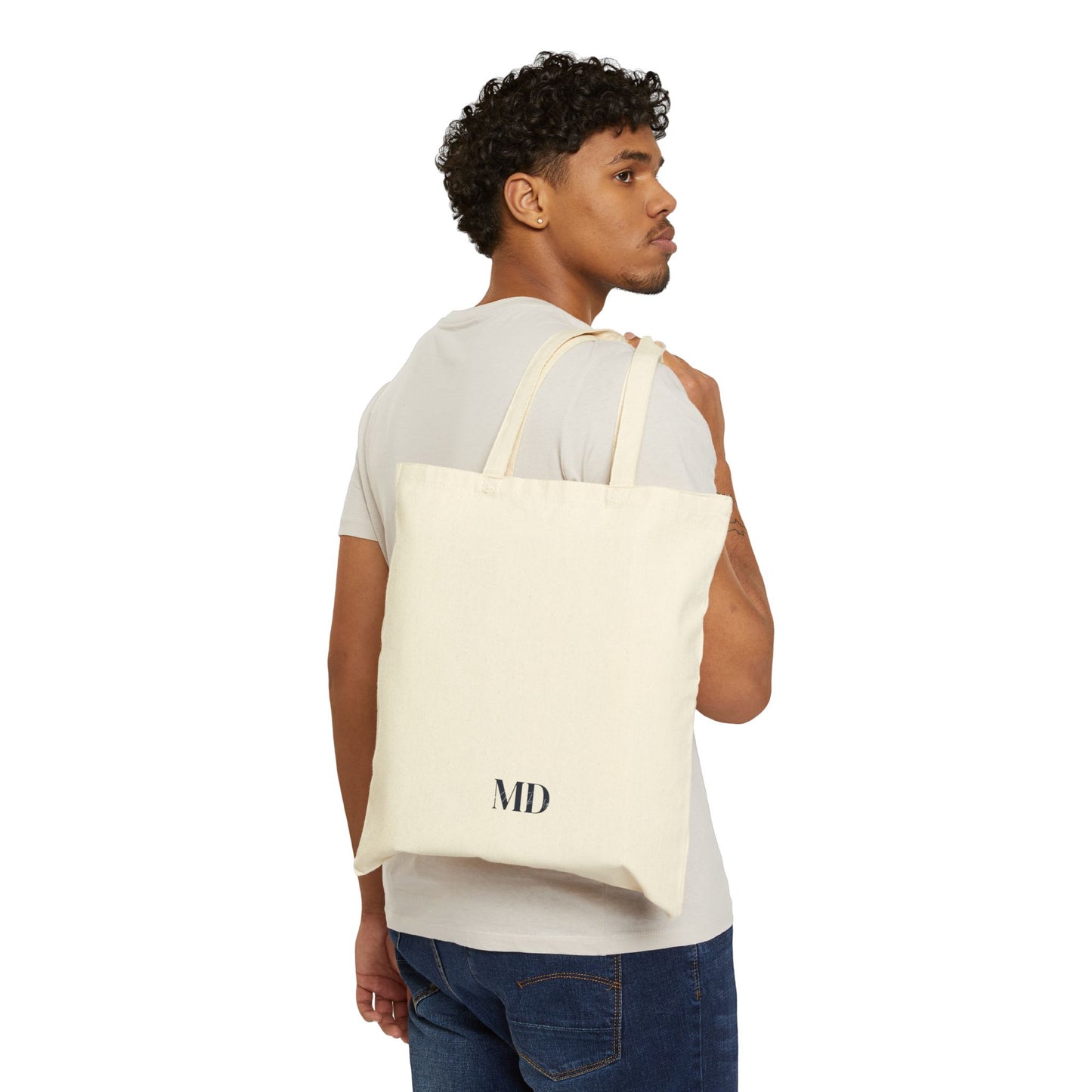 Move Daily Fitness Cotton Canvas Tote Bag