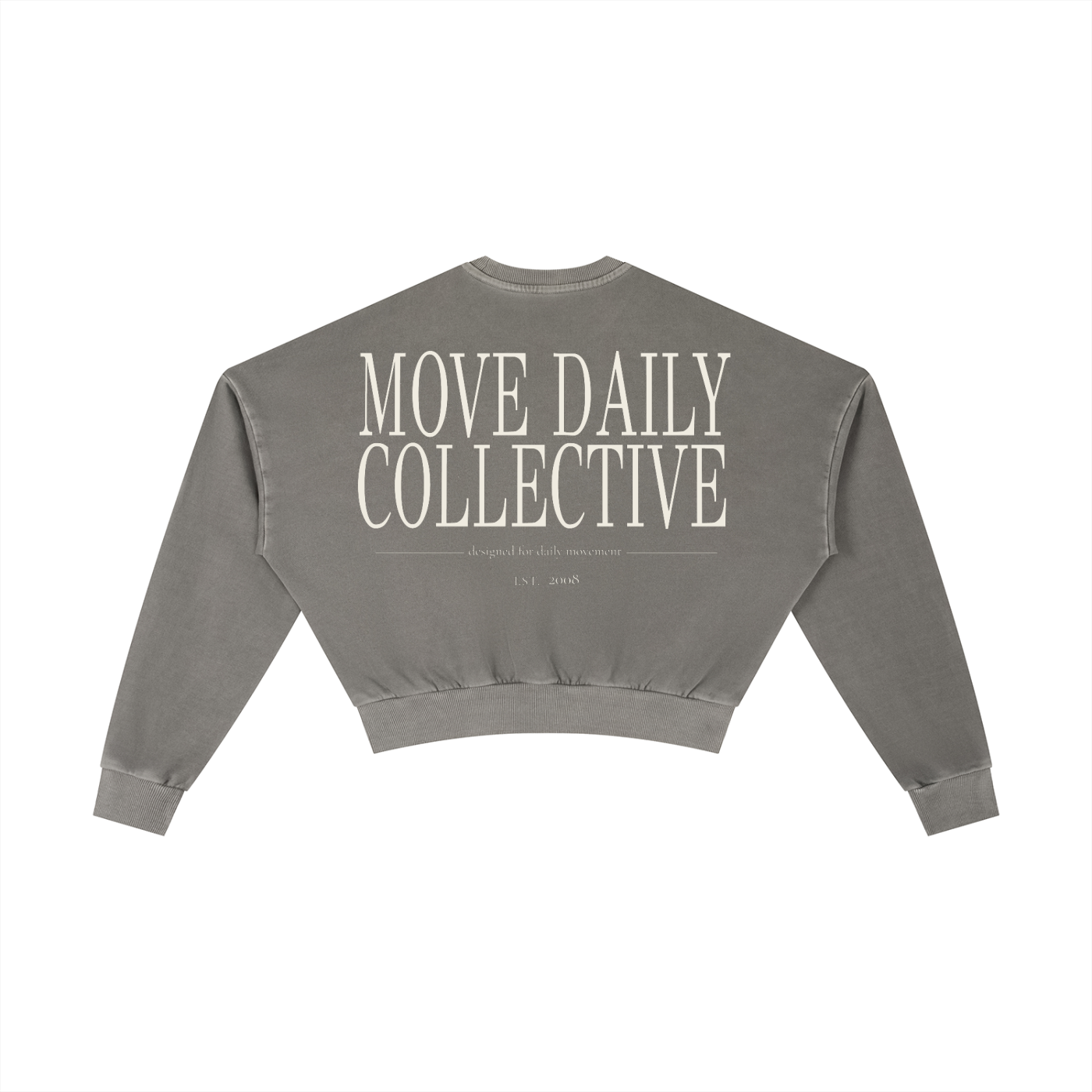 Vintage Washed Cropped Sweatshirt