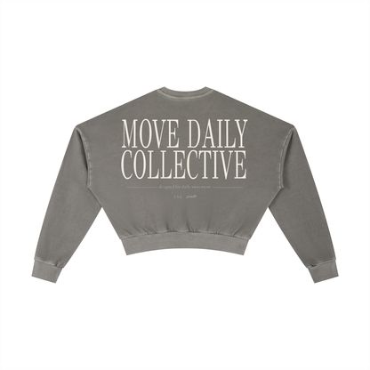 Vintage Washed Cropped Sweatshirt