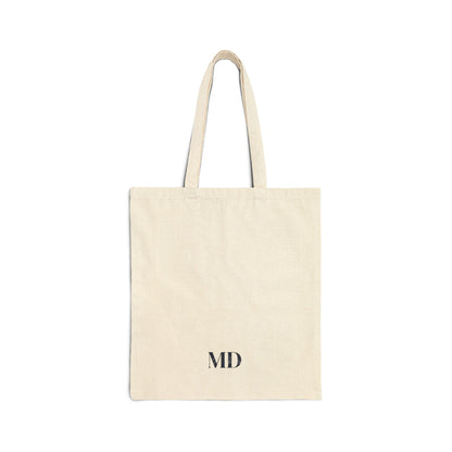 Move Daily Fitness Cotton Canvas Tote Bag