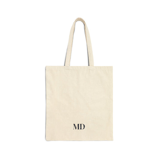 Move Daily Fitness Cotton Canvas Tote Bag