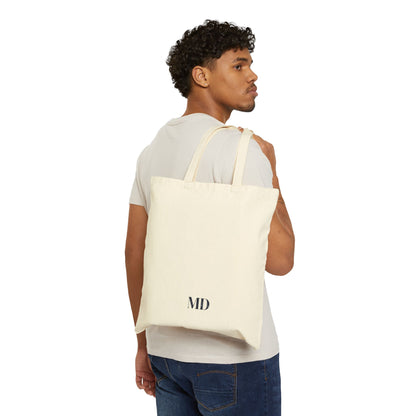 Move Daily Fitness Cotton Canvas Tote Bag