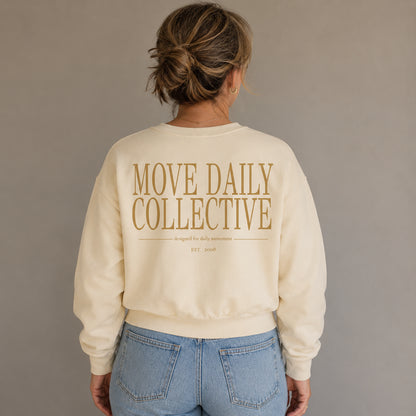 Vintage Washed Cropped Sweatshirt
