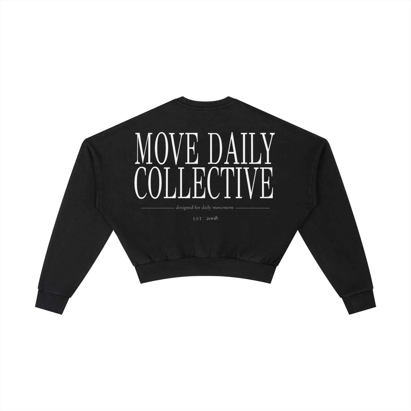 Vintage Washed Cropped Sweatshirt