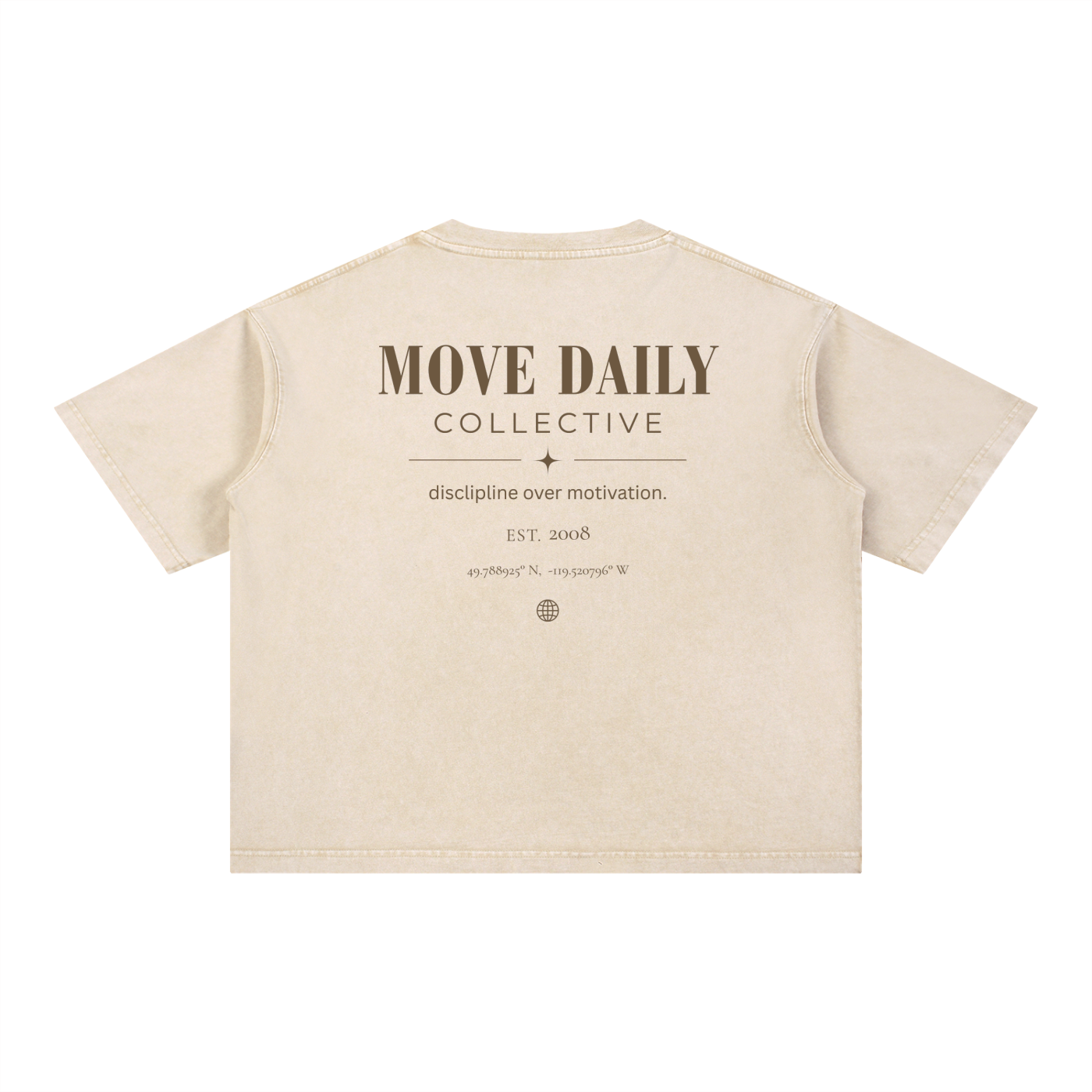 Mineral Wash Boxy Cotton Tee