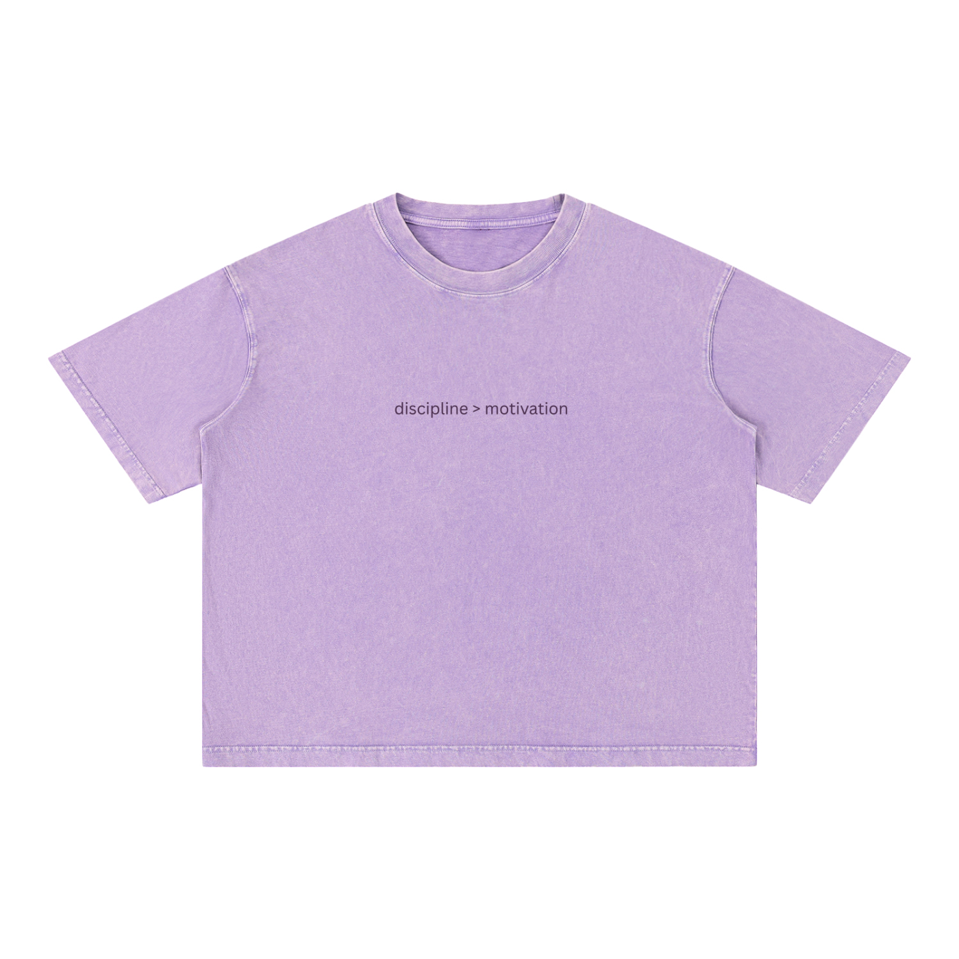 Mineral Wash Boxy Cotton Tee