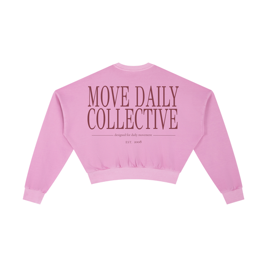 Vintage Washed Cropped Sweatshirt