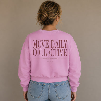 Vintage Washed Cropped Sweatshirt