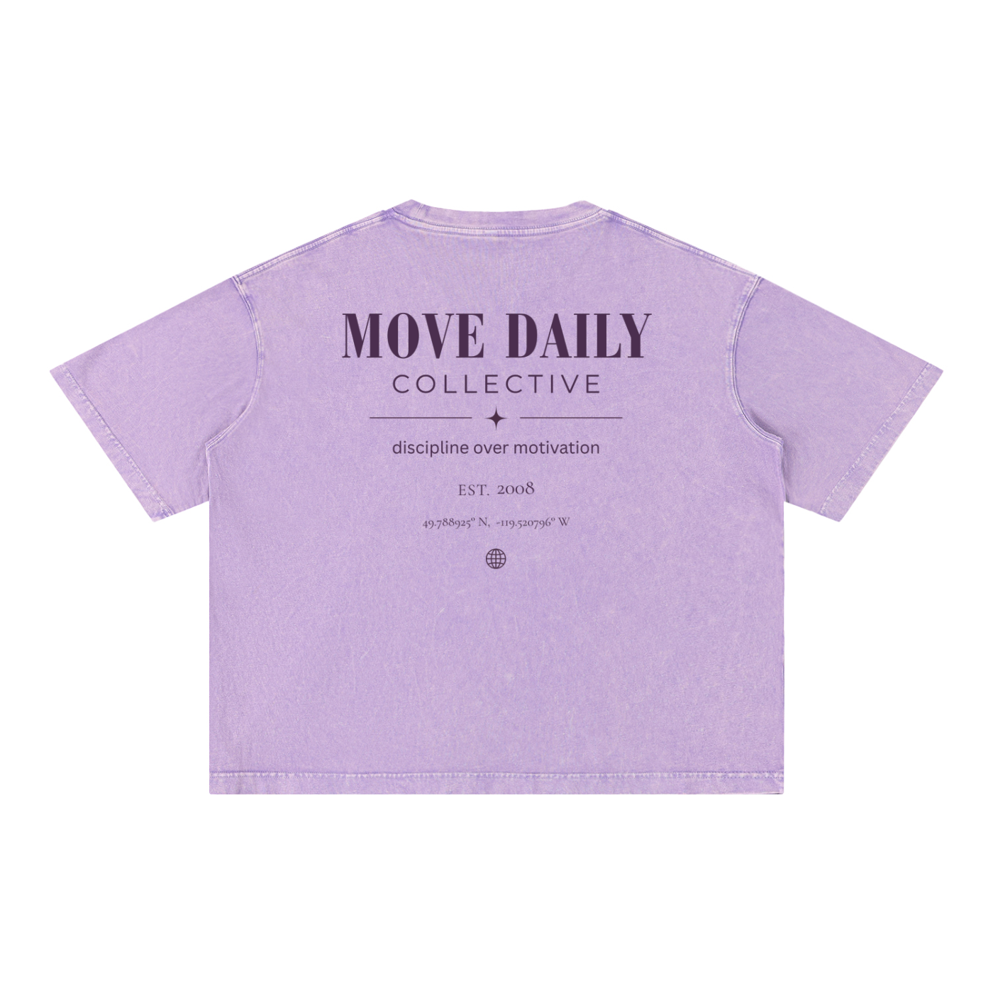 Mineral Wash Boxy Cotton Tee