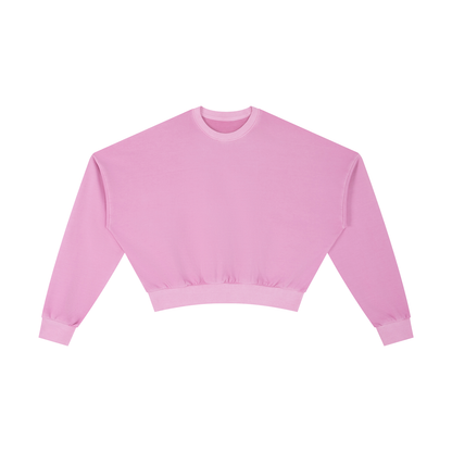 Vintage Washed Cropped Sweatshirt