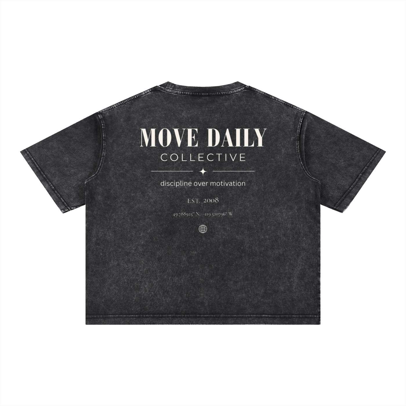 Mineral Wash Boxy Cotton Tee