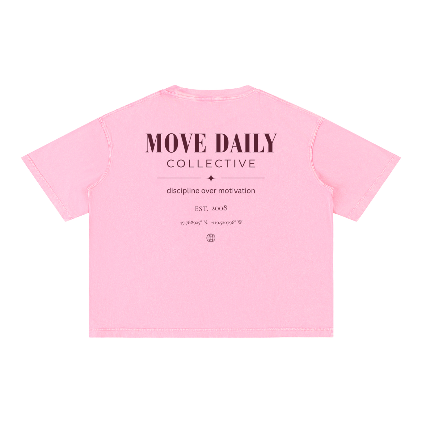 Mineral Wash Boxy Cotton Tee